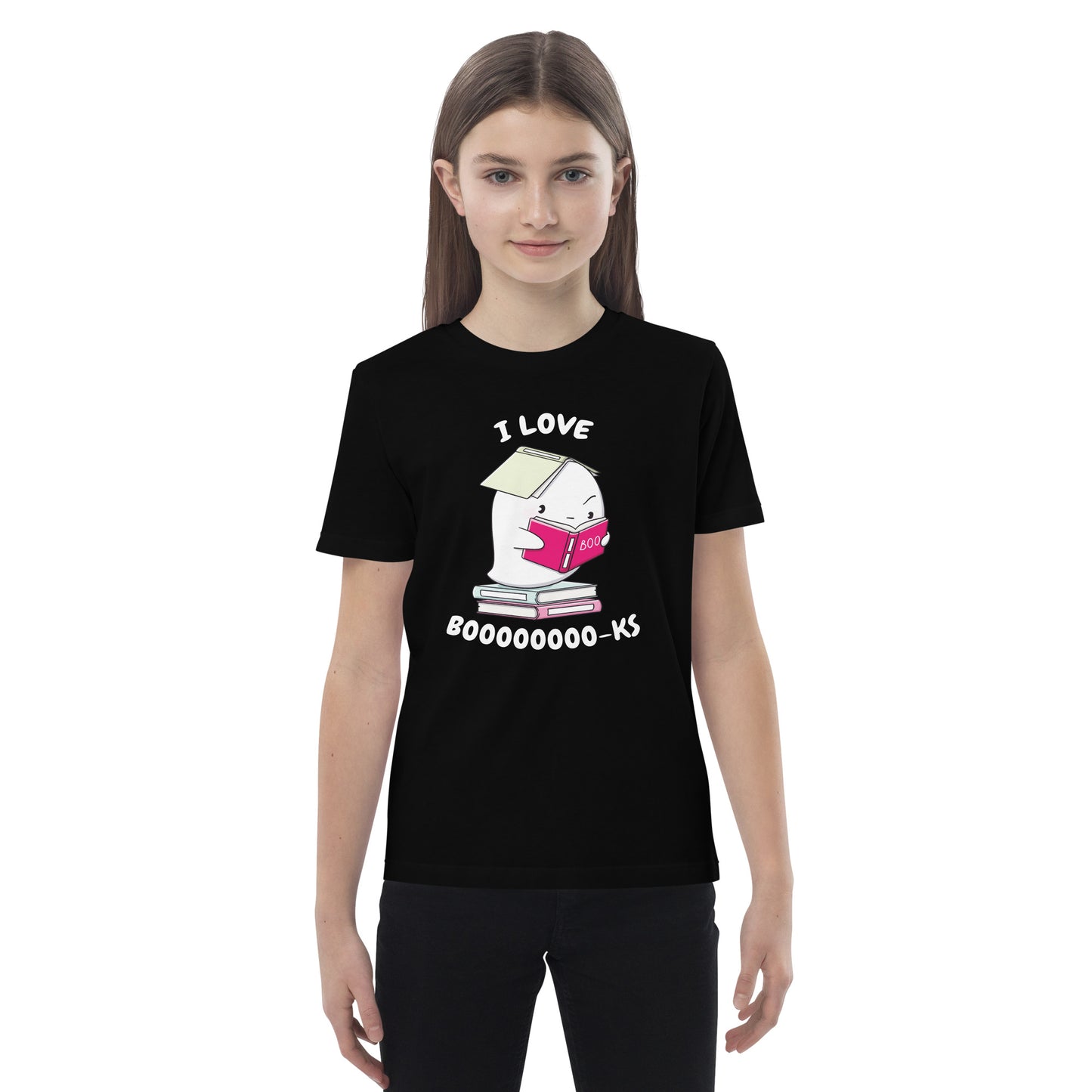 I love books - Organic cotton kids t-shirt
