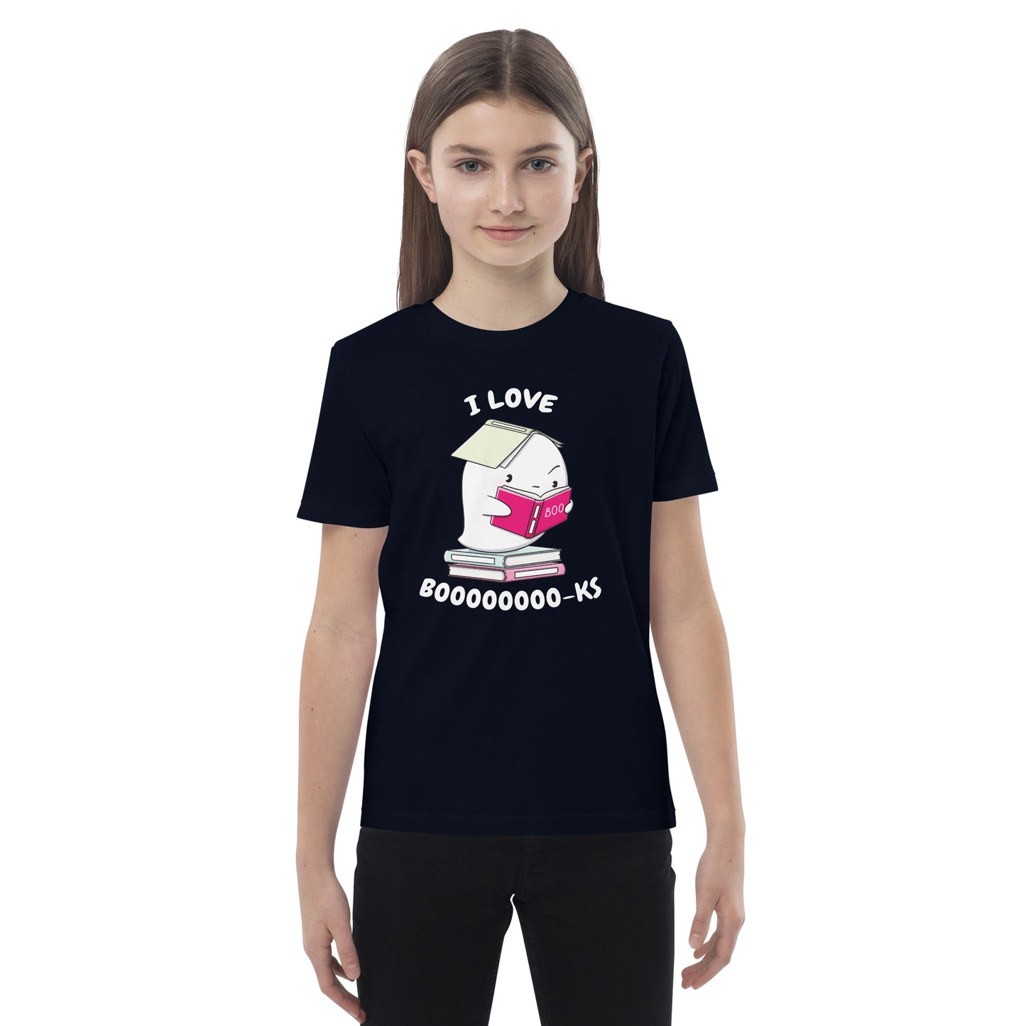 I love books - Organic cotton kids t-shirt