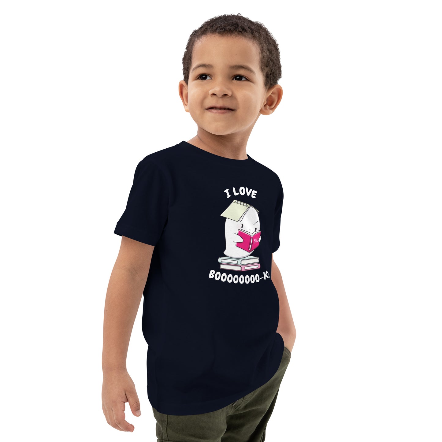 I love books - Organic cotton kids t-shirt