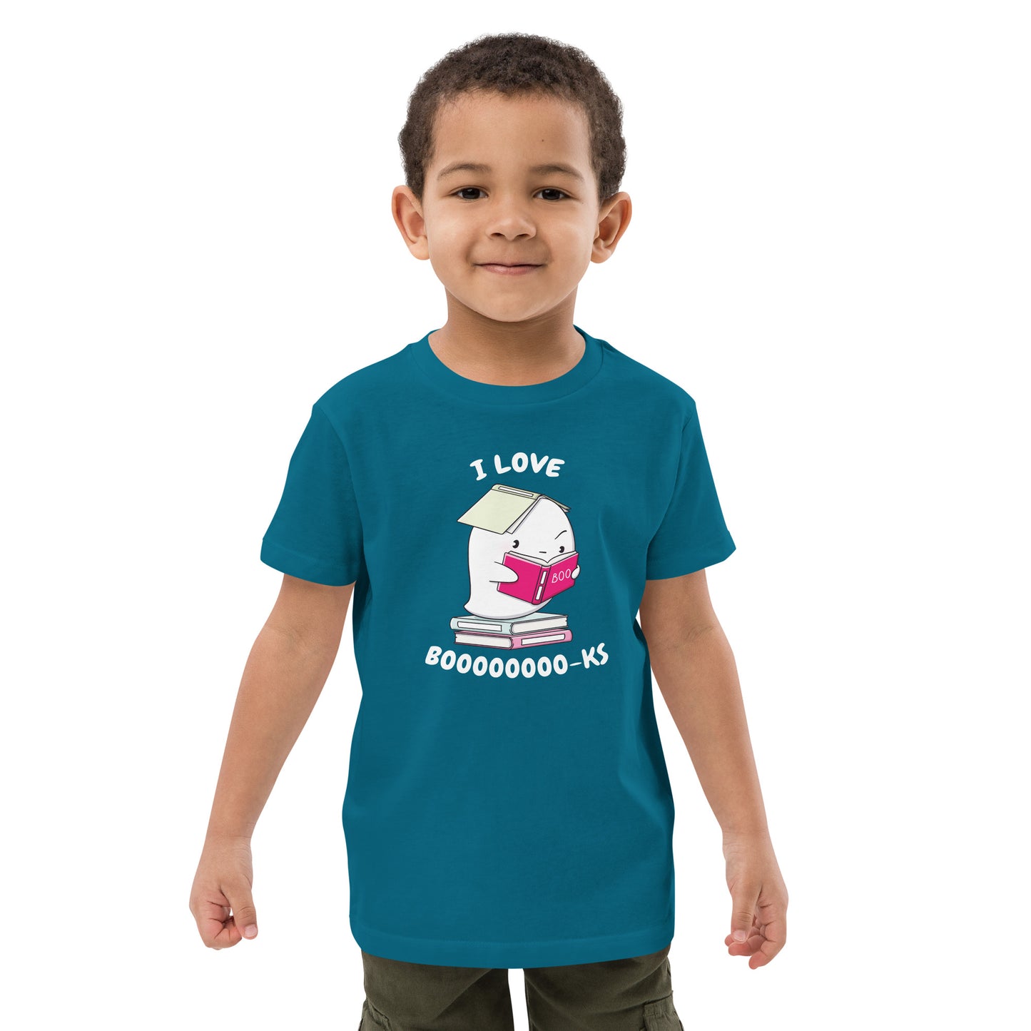 I love books - Organic cotton kids t-shirt