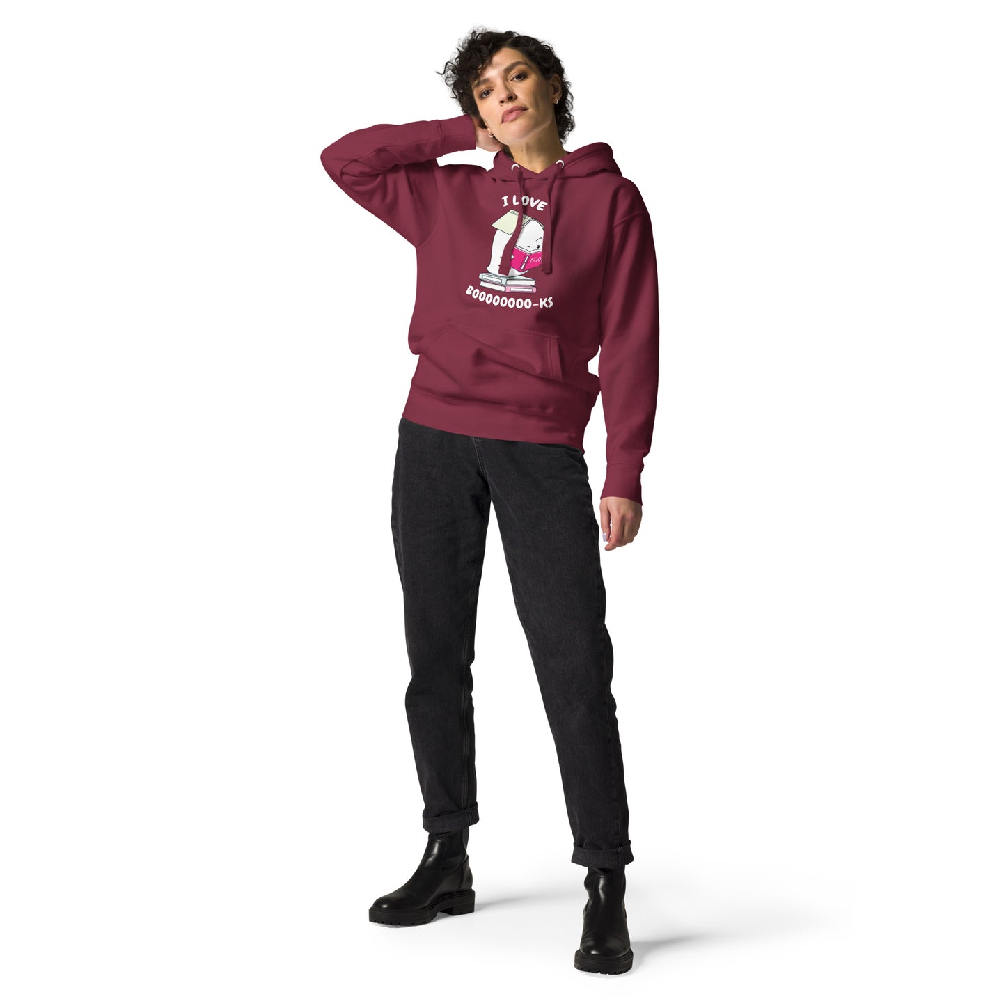 I love books - Unisex Hoodie