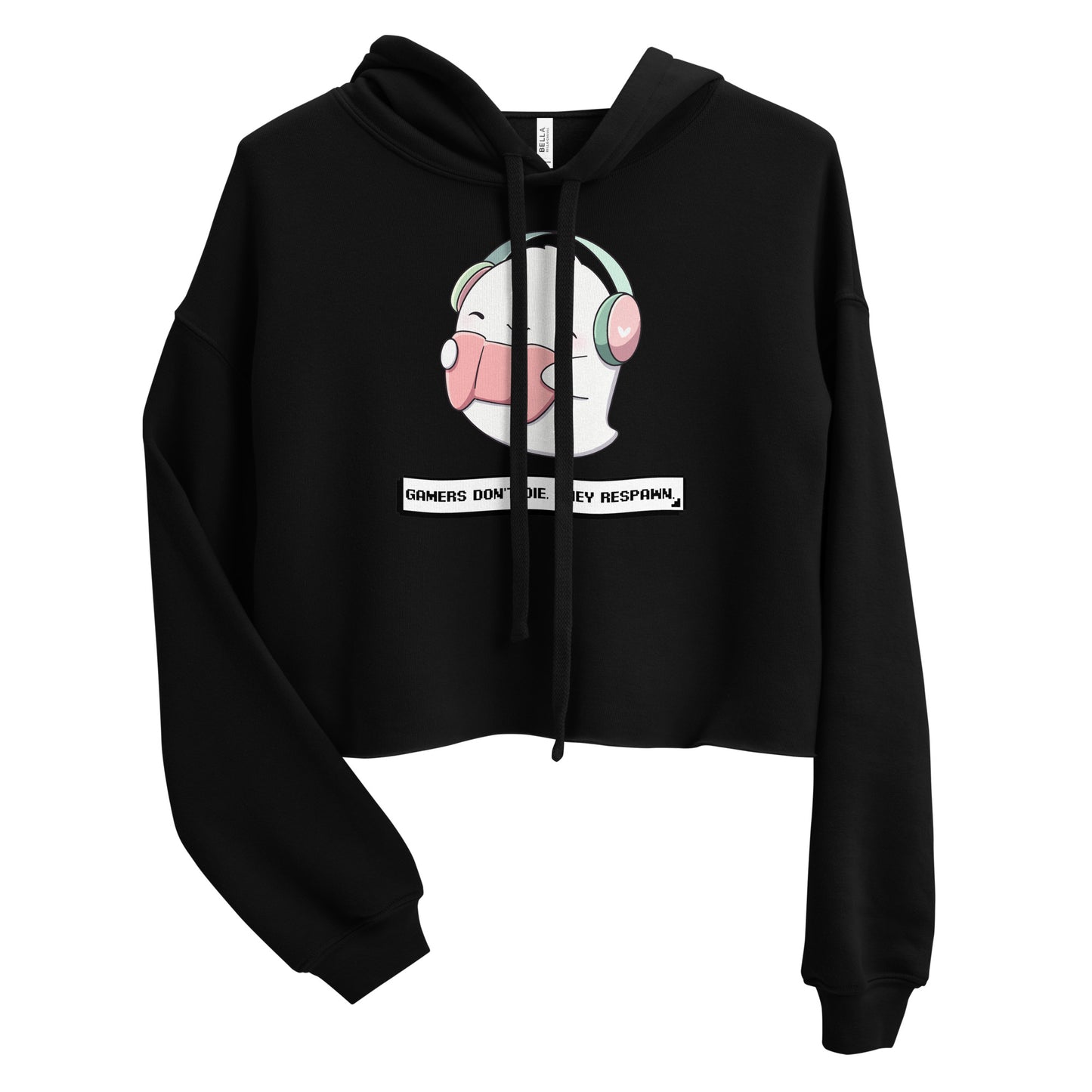 Crop Hoodie - Gamers Don't Die They Respawn
