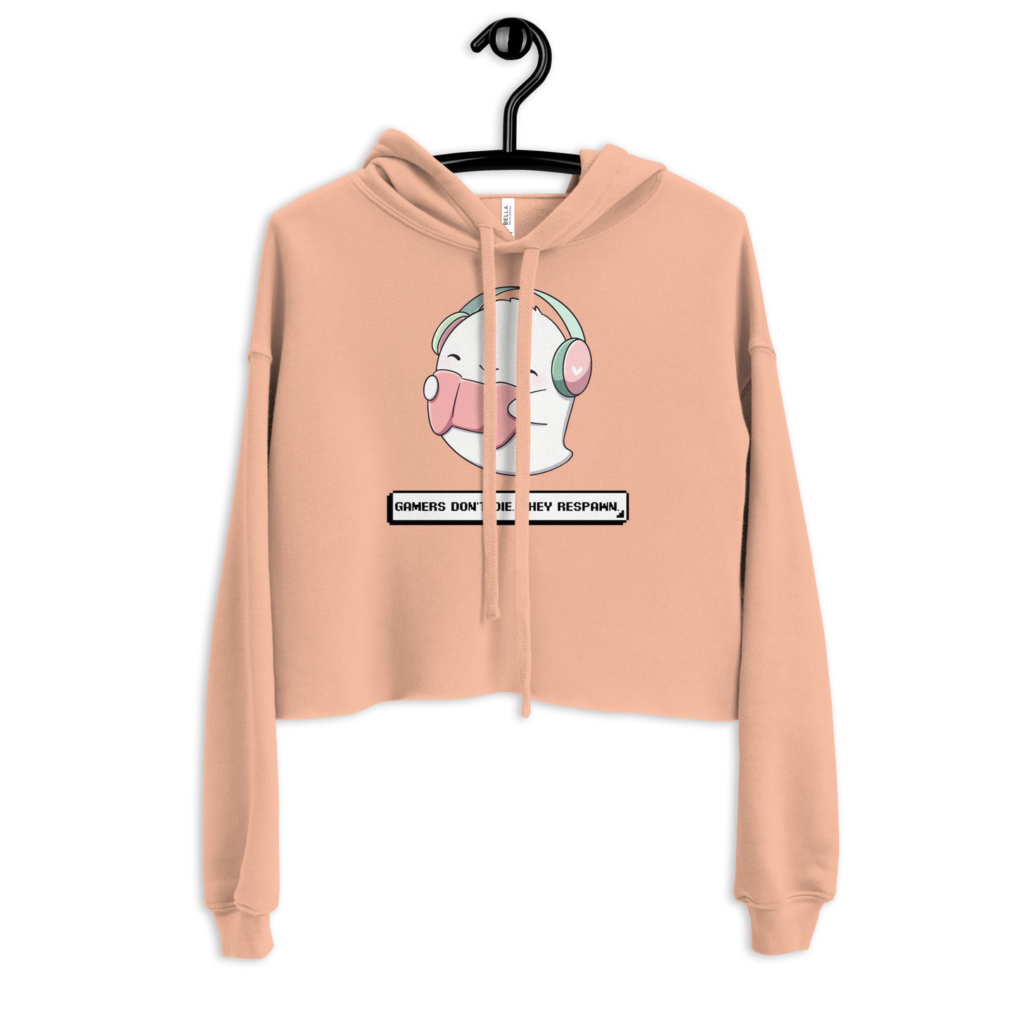 Crop Hoodie - Gamers Don't Die They Respawn
