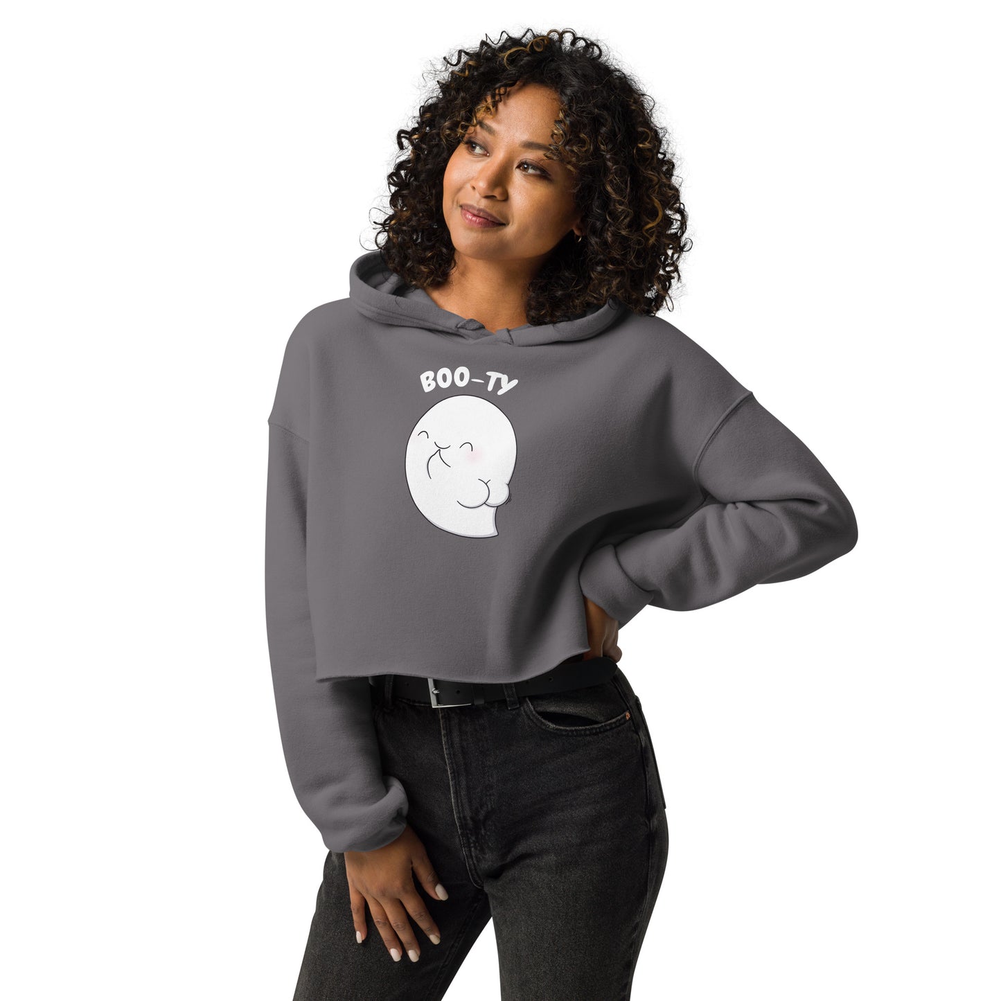 Boo-ty - Cropped Hoodie