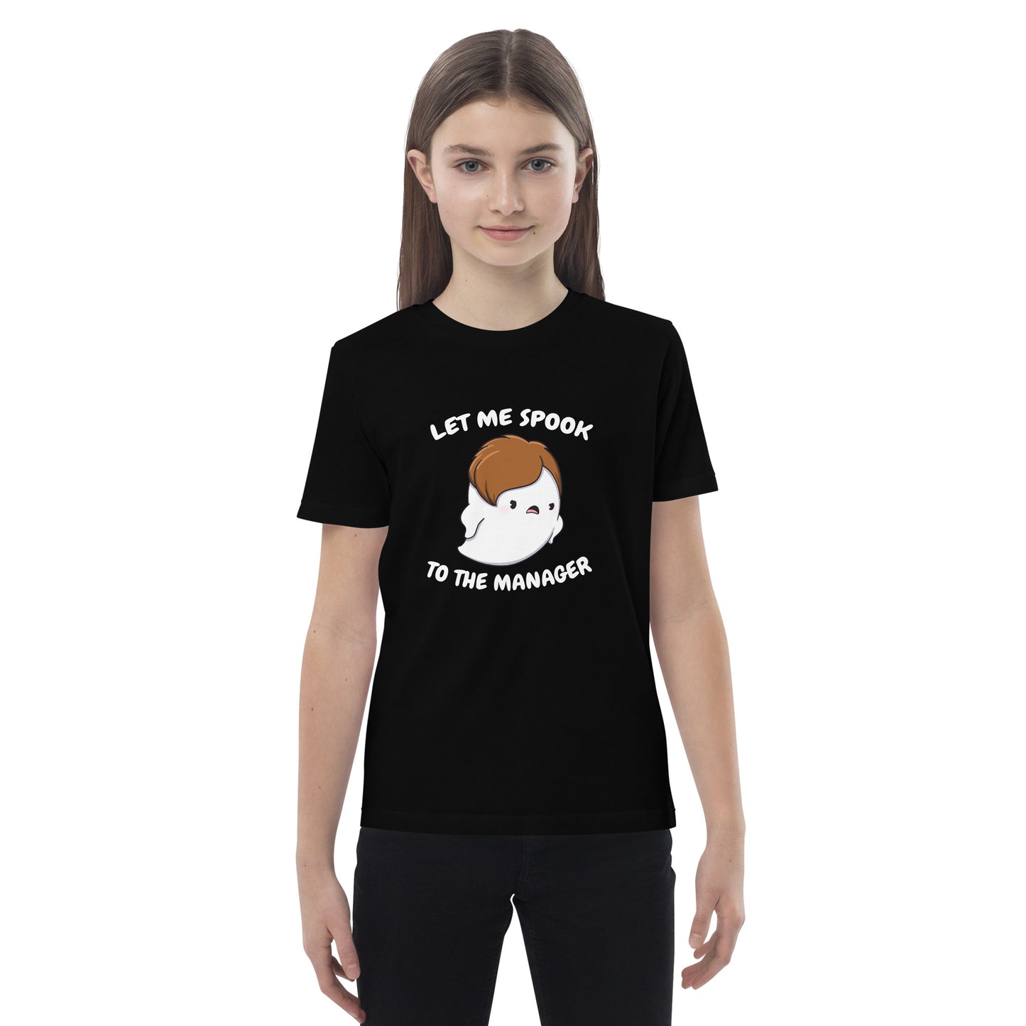 Let me spook to the manager - Organic cotton kids t-shirt
