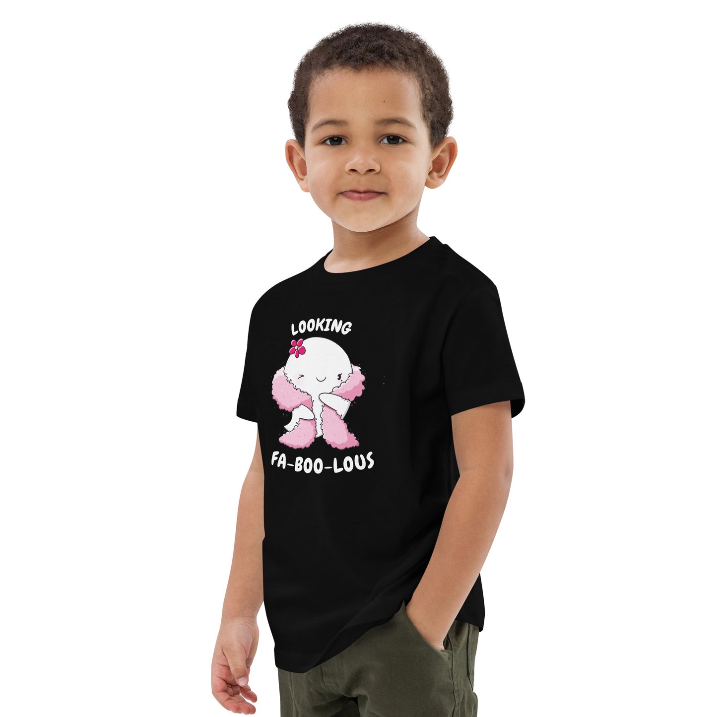 Looking fa-boo-lous - Organic cotton kids t-shirt