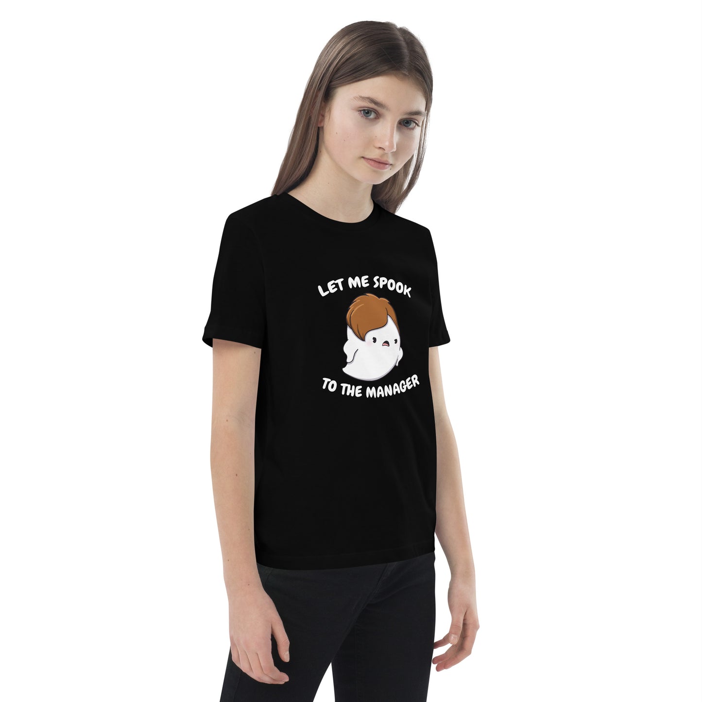 Let me spook to the manager - Organic cotton kids t-shirt