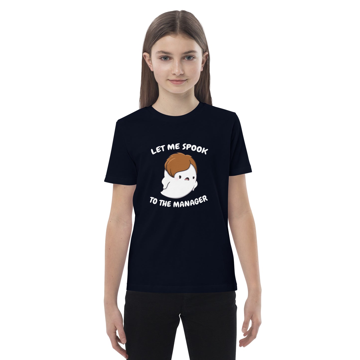 Let me spook to the manager - Organic cotton kids t-shirt