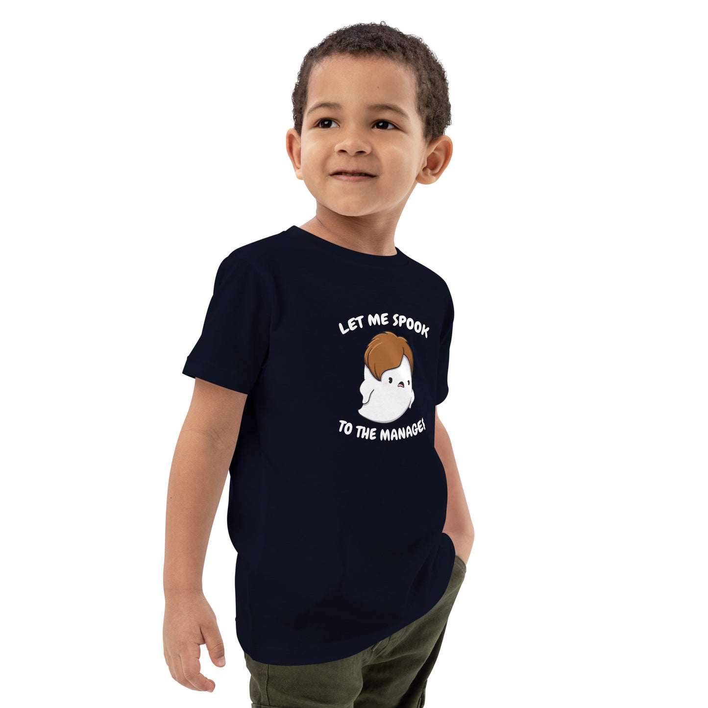 Let me spook to the manager - Organic cotton kids t-shirt
