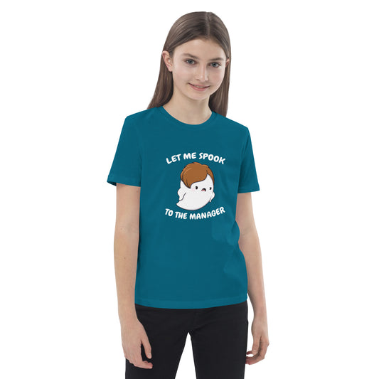 Let me spook to the manager - Organic cotton kids t-shirt