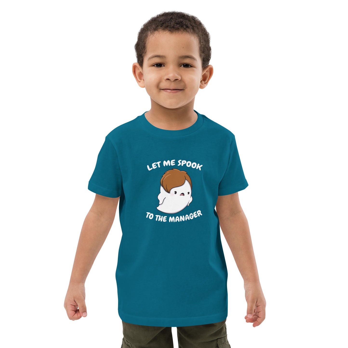 Let me spook to the manager - Organic cotton kids t-shirt