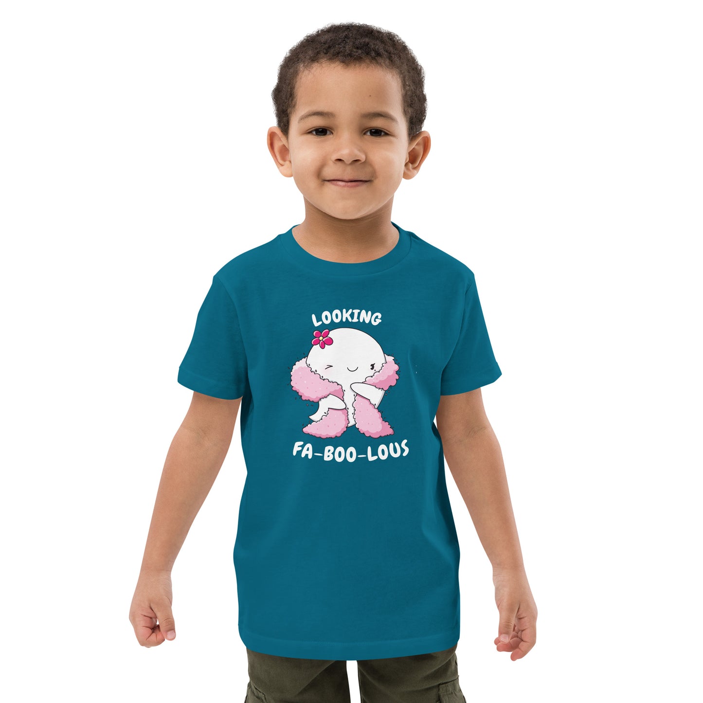 Looking fa-boo-lous - Organic cotton kids t-shirt