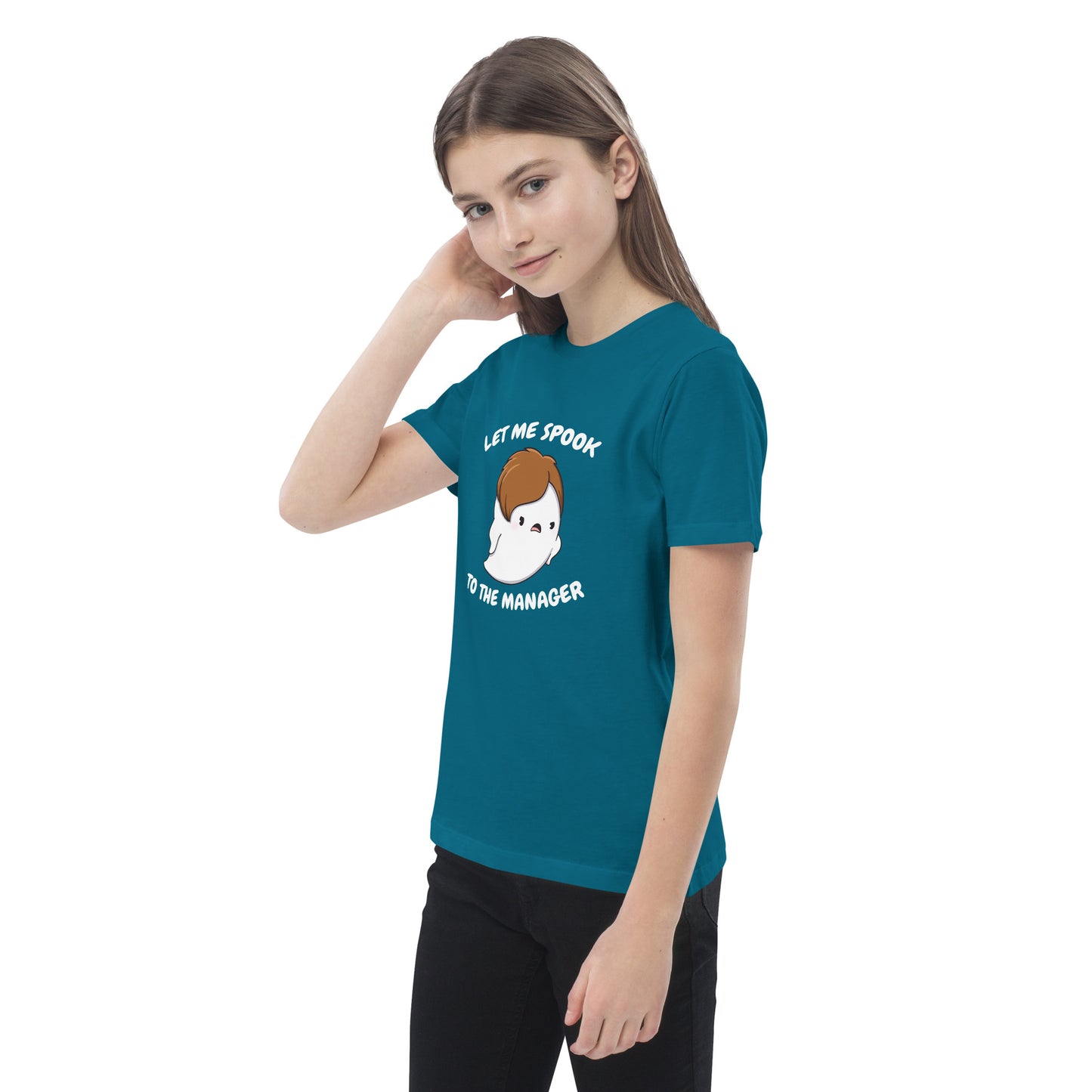 Let me spook to the manager - Organic cotton kids t-shirt