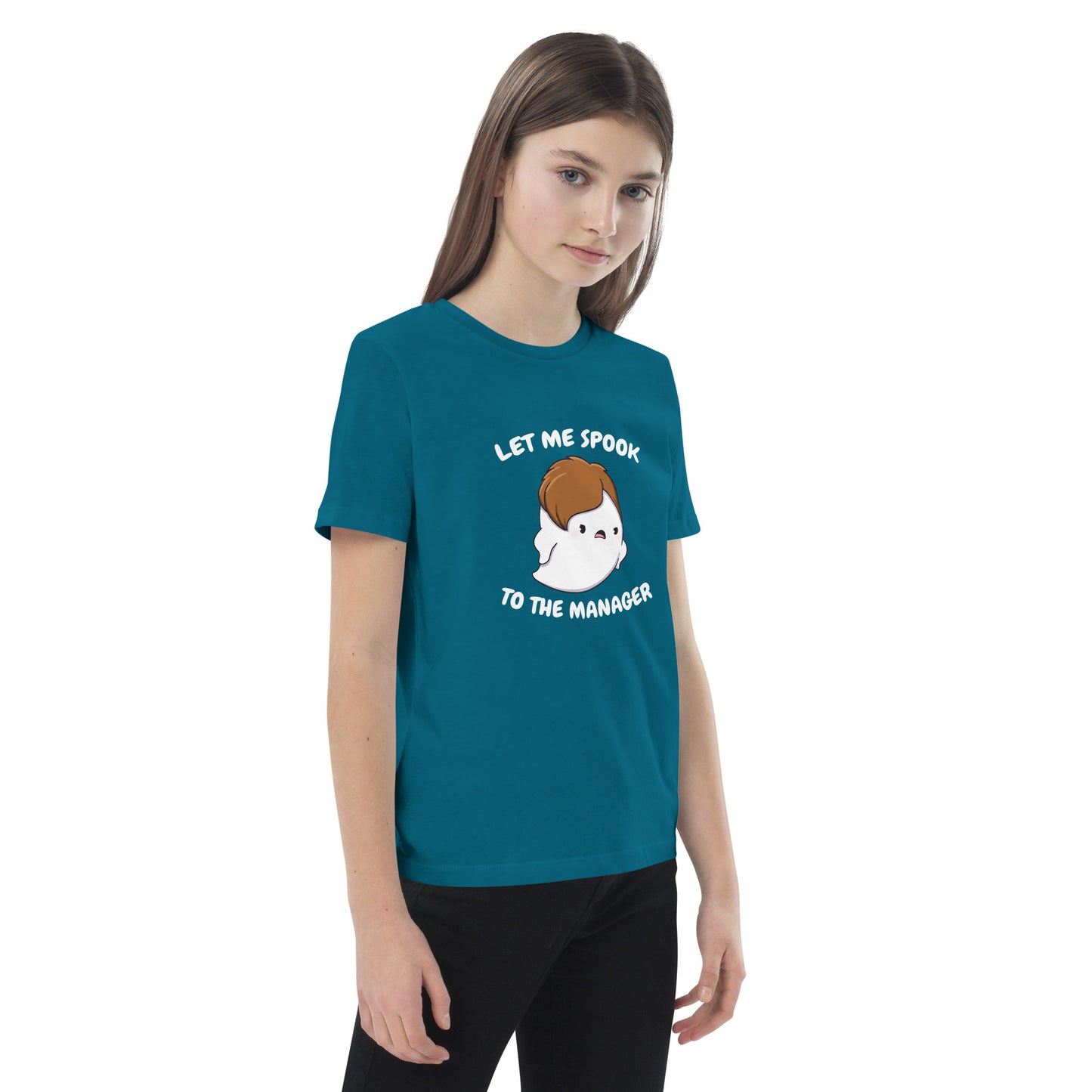Let me spook to the manager - Organic cotton kids t-shirt