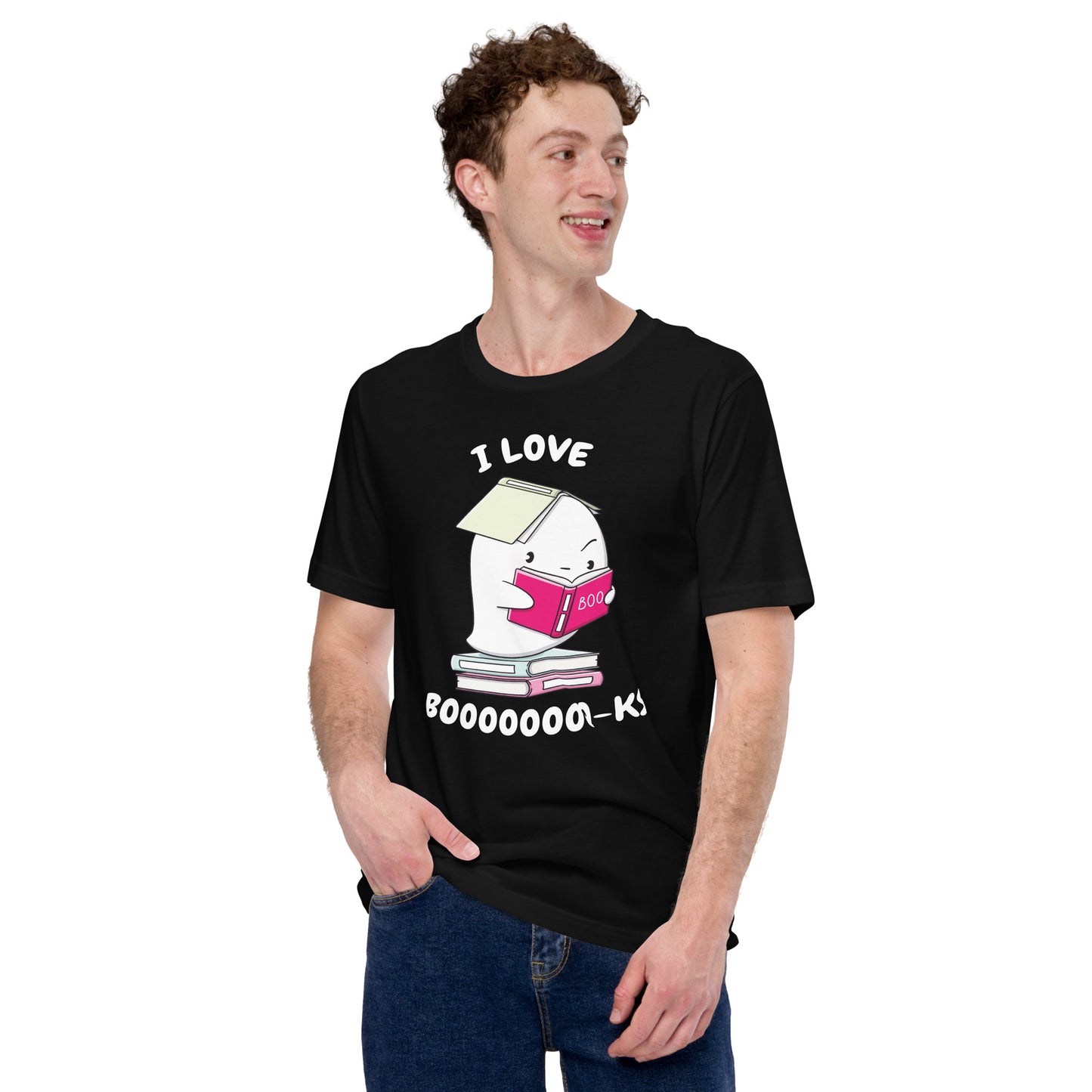 I love books - Unisex t-shirt