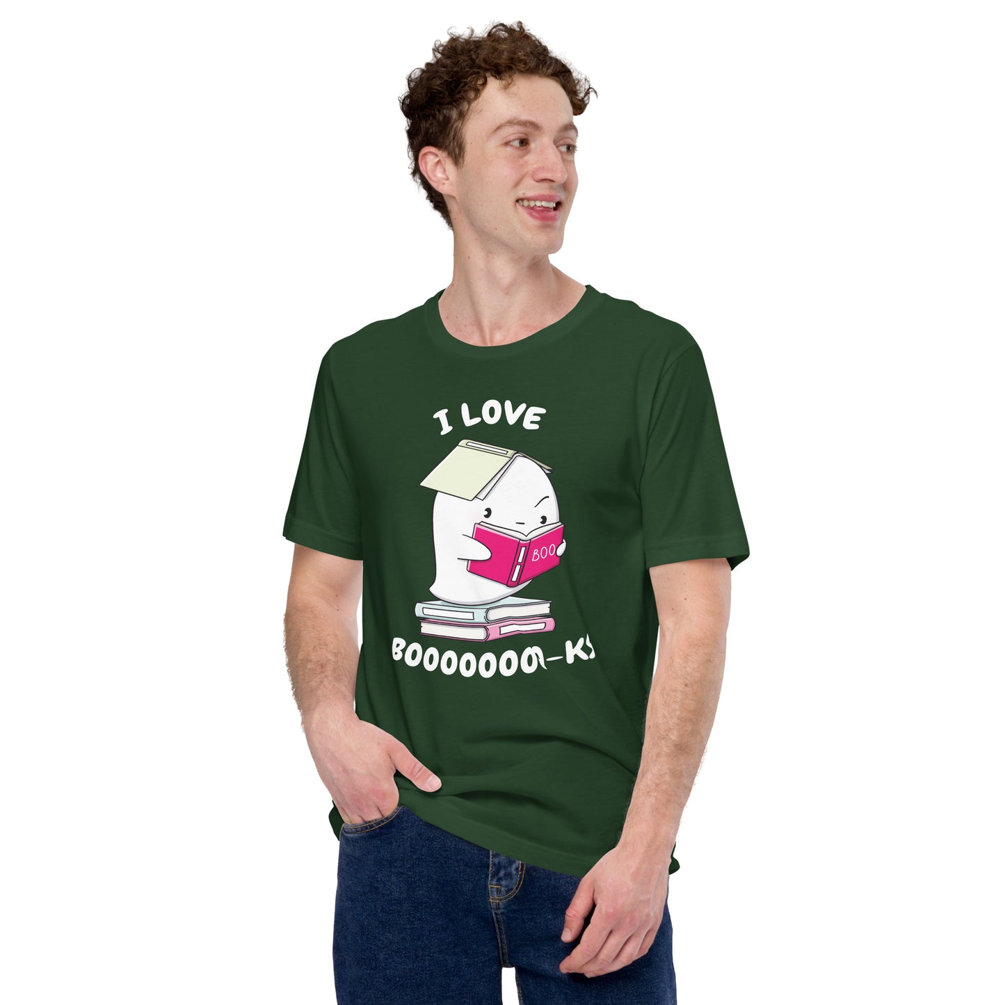 I love books - Unisex t-shirt