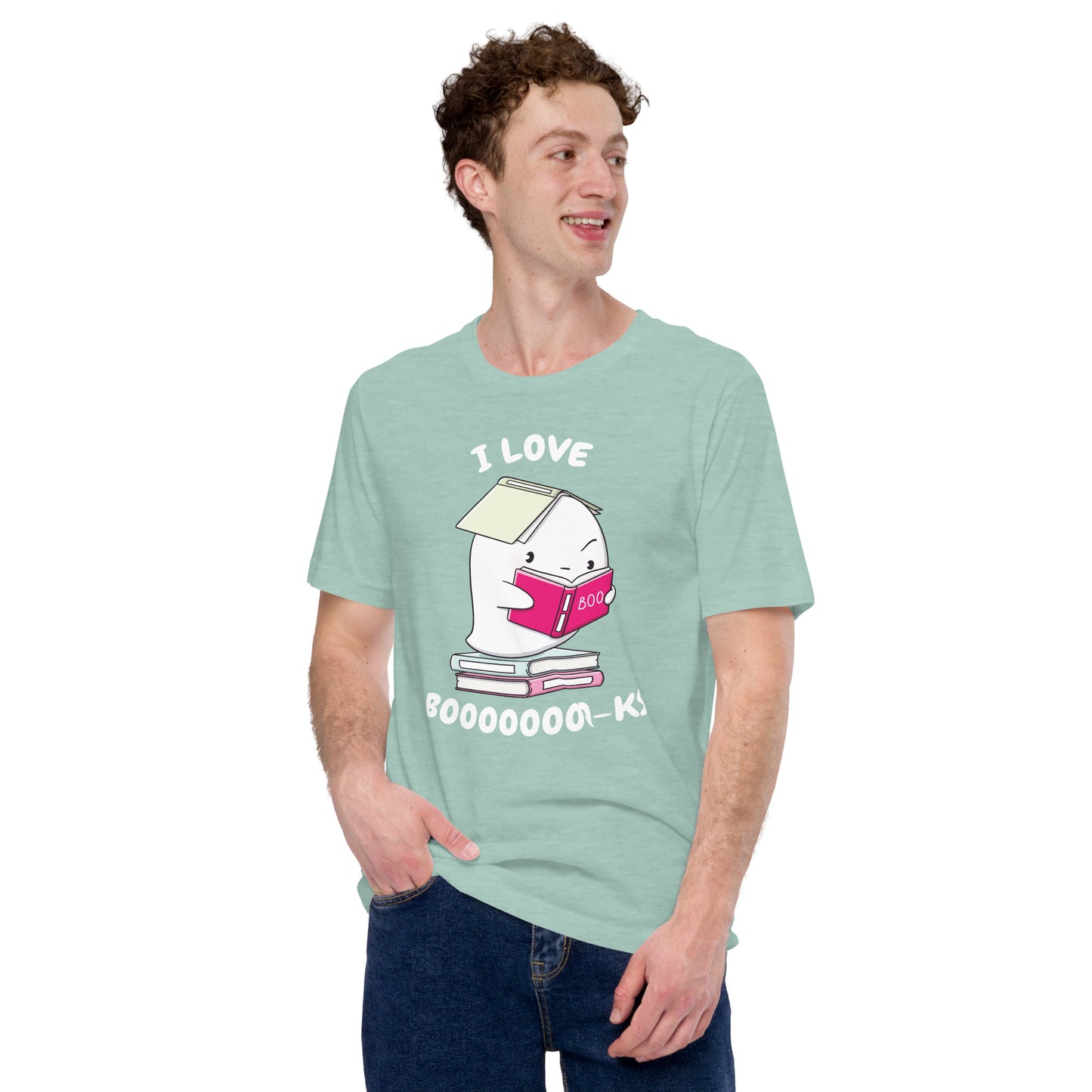 I love books - Unisex t-shirt