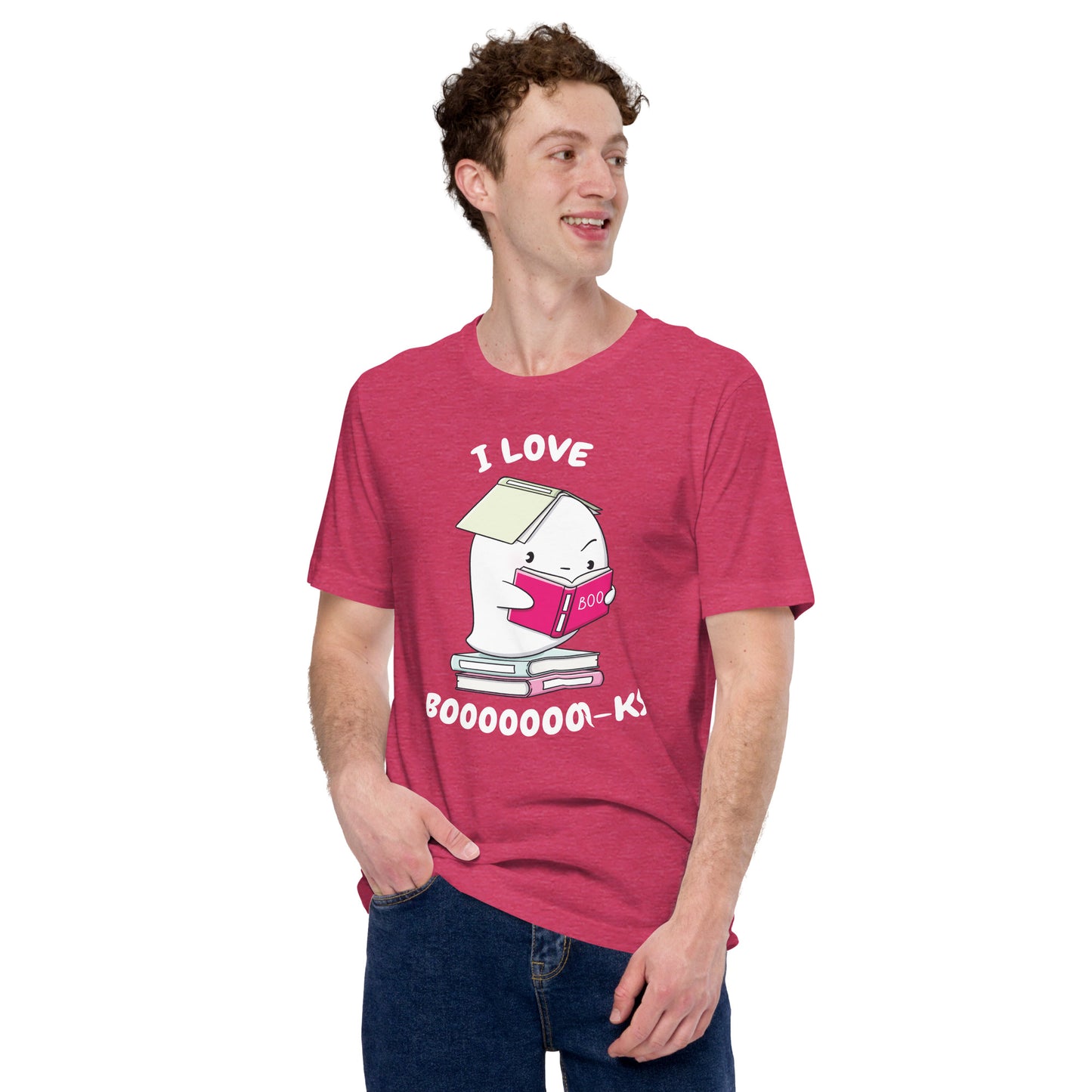 I love books - Unisex t-shirt