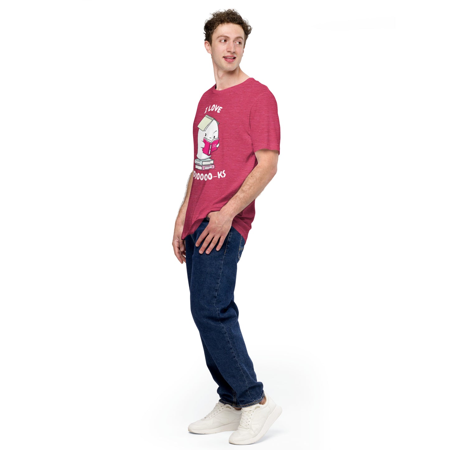 I love books - Unisex t-shirt
