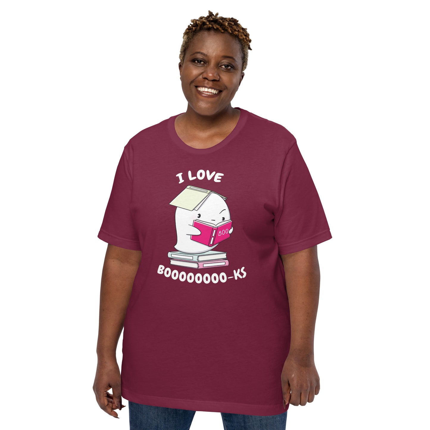 I love books - Unisex t-shirt