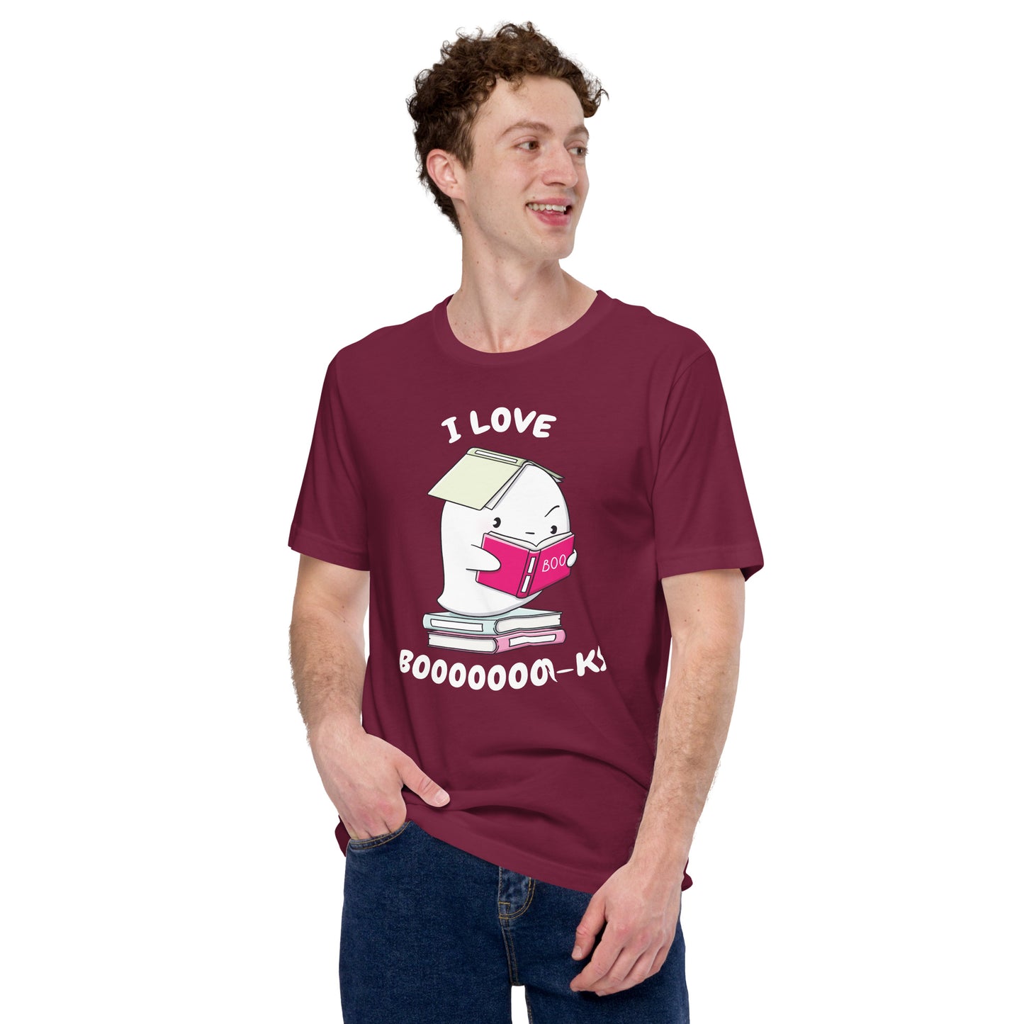 I love books - Unisex t-shirt