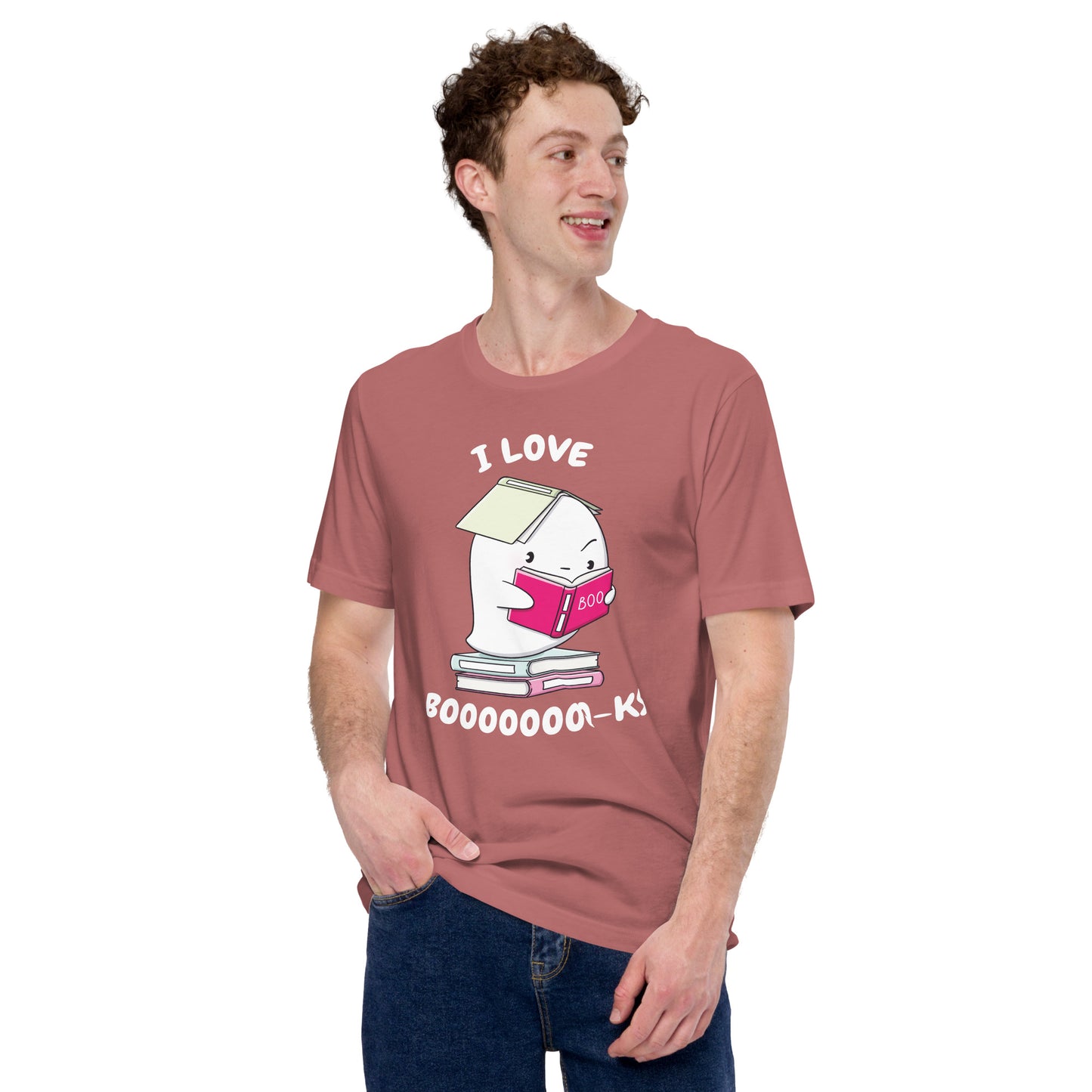 I love books - Unisex t-shirt