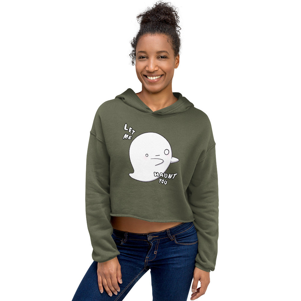 Let me haunt you - Cropped Hoodie