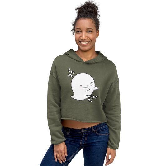 Let me haunt you - Cropped Hoodie
