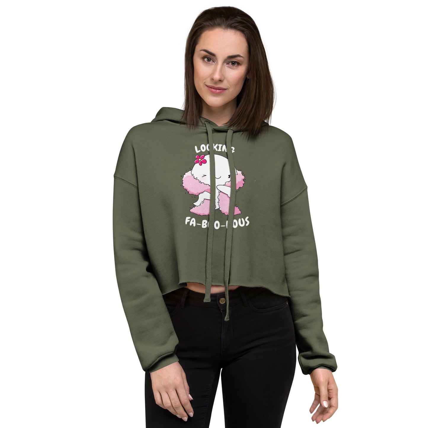 Looking fa-boo-lous - Cropped Hoodie