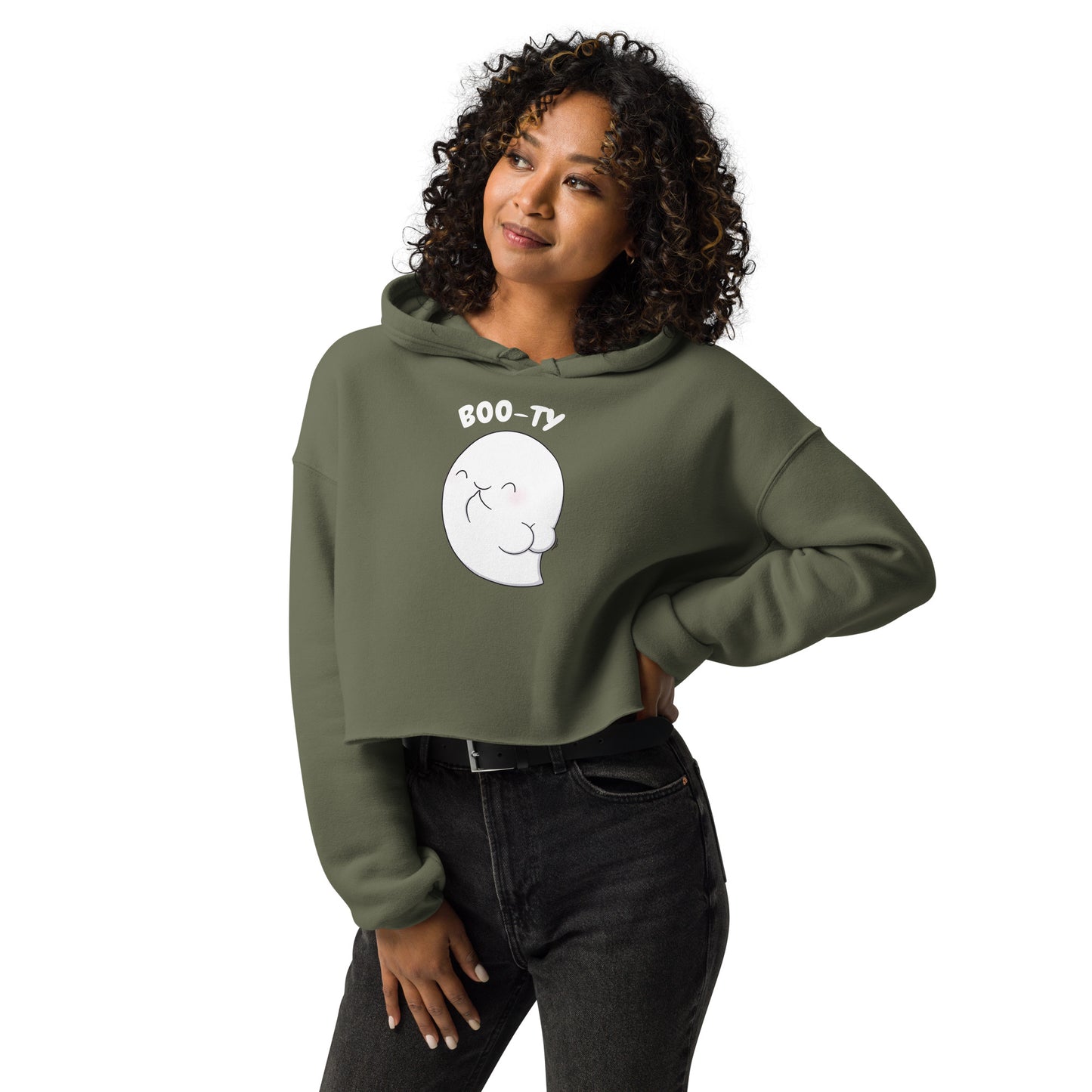 Boo-ty - Cropped Hoodie