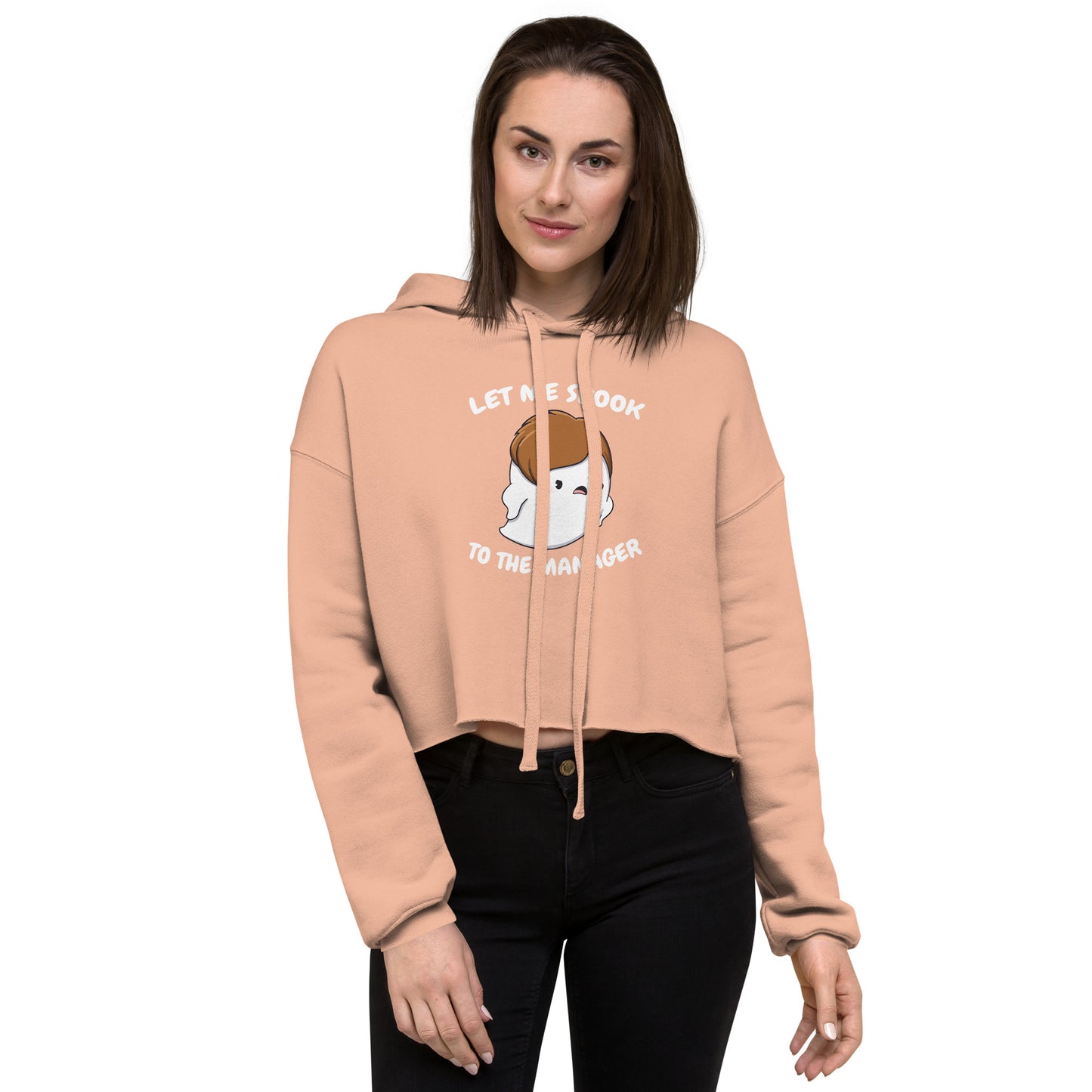 Let me spook to the manager - Cropped Hoodie