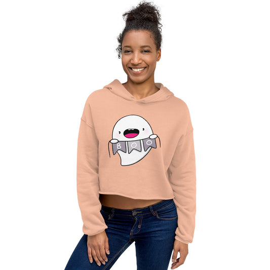Boo - Cropped Hoodie