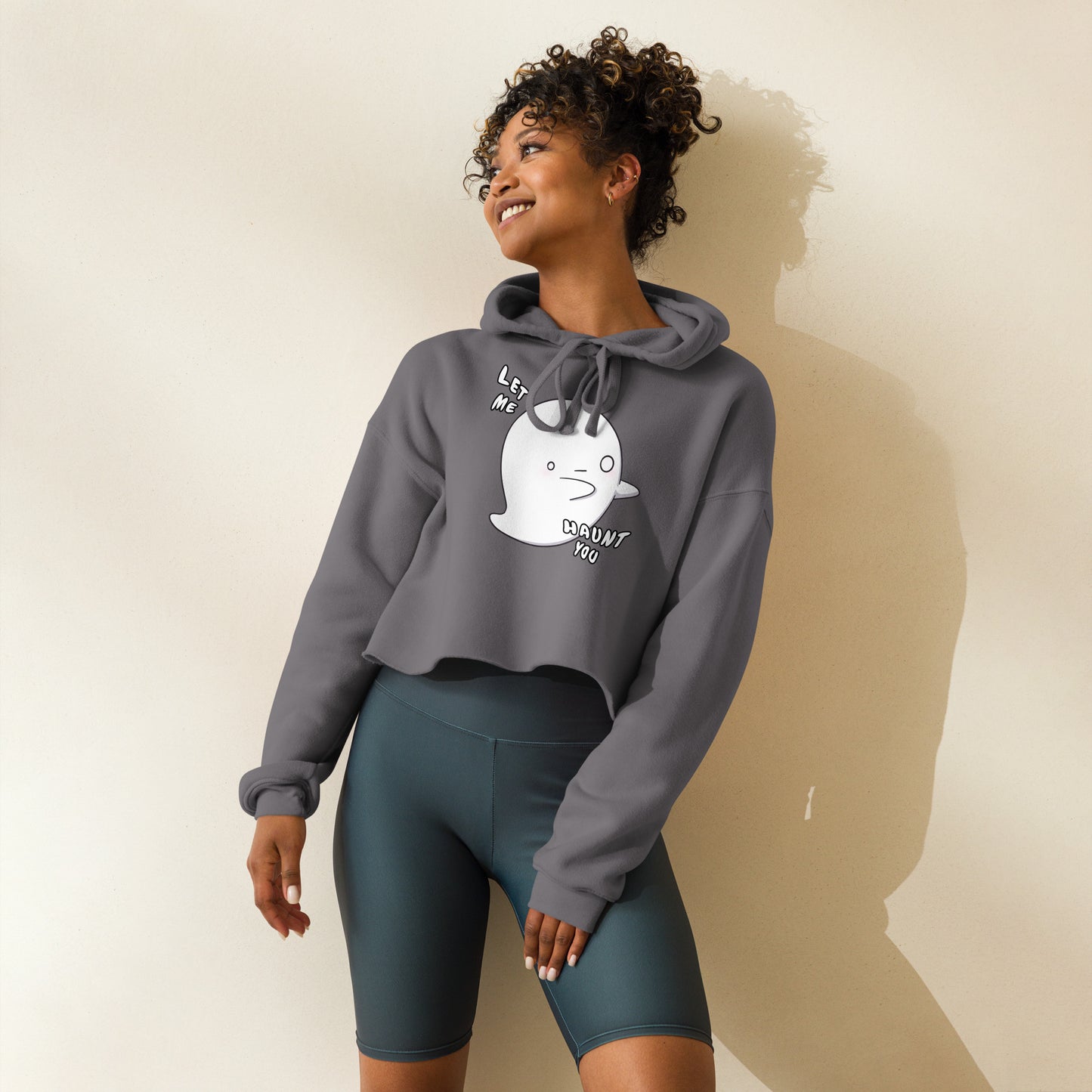 Let me haunt you - Cropped Hoodie
